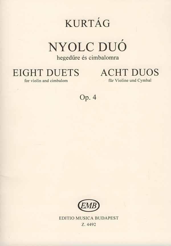 Acht Duos Für Violine Und Cimbalom Op. 4